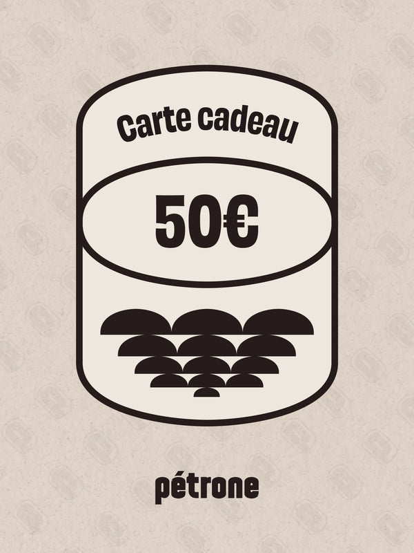 Pétrone carte cadeaux homme
