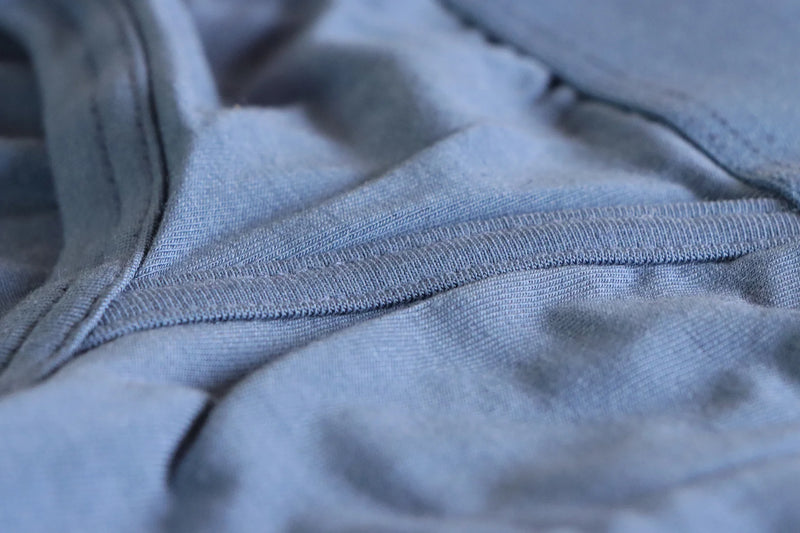 Pétrone slip coton pima micromodal bleu céruléen homme