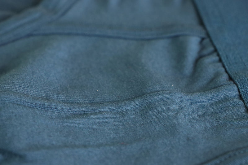 Pétrone slip coton pima micromodal bleu pétrole homme