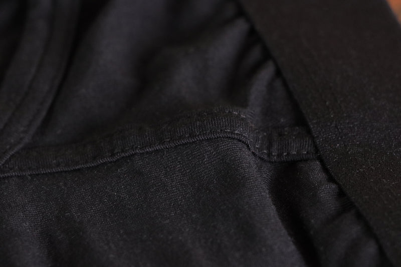 Pétrone slip coton pima micromodal noir homme