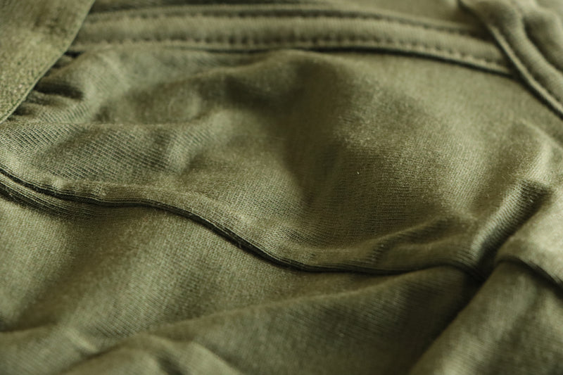 Pétrone slip coton pima micromodal vert kaki homme