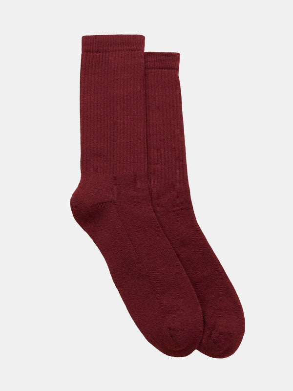 Chaussettes de tennis unies hautes