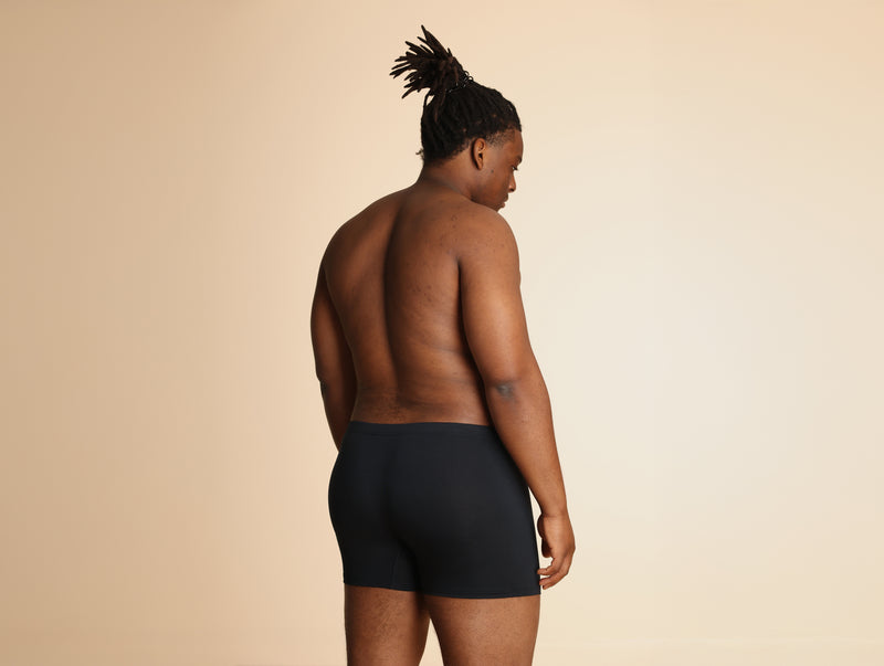 Pétrone boxer sport grandes tailles 3xl 4xl 5xl tencel bleu marine homme
