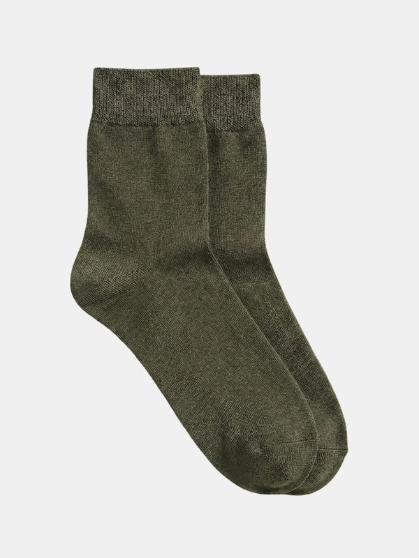 Chaussettes lin & coton grandes tailles