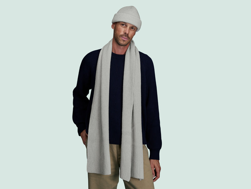 Pétrone écharpe homme écru