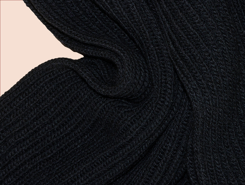 Pétrone écharpe homme zoom noir