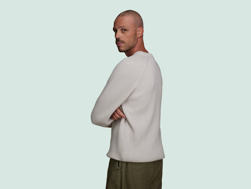 Pétrone Pull Réconfortant homme écru