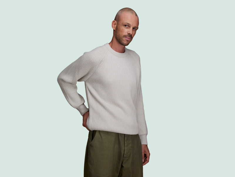 Pétrone Pull Réconfortant homme écru