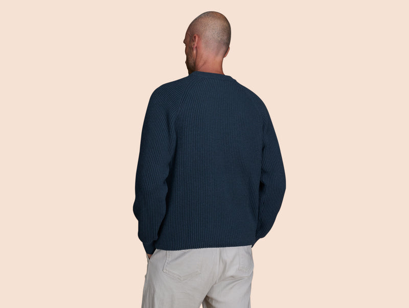 Pétrone Pull Réconfortant homme bleu pétrole