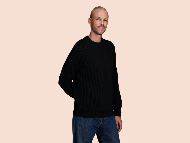 Pétrone Pull Réconfortant noir homme