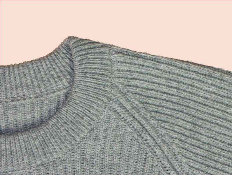 Pétrone Pull Réconfortant gris clair chiné homme zoom