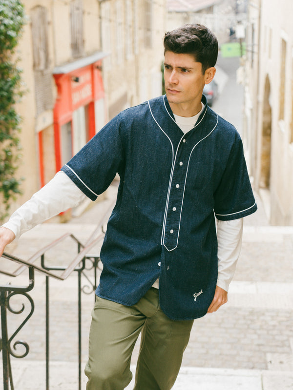 Pétrone T-shirt manches courtes coton bio tencel blanc crème homme