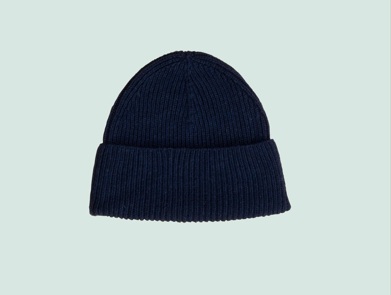 Pétrone bonnet femme zoom bleu marine