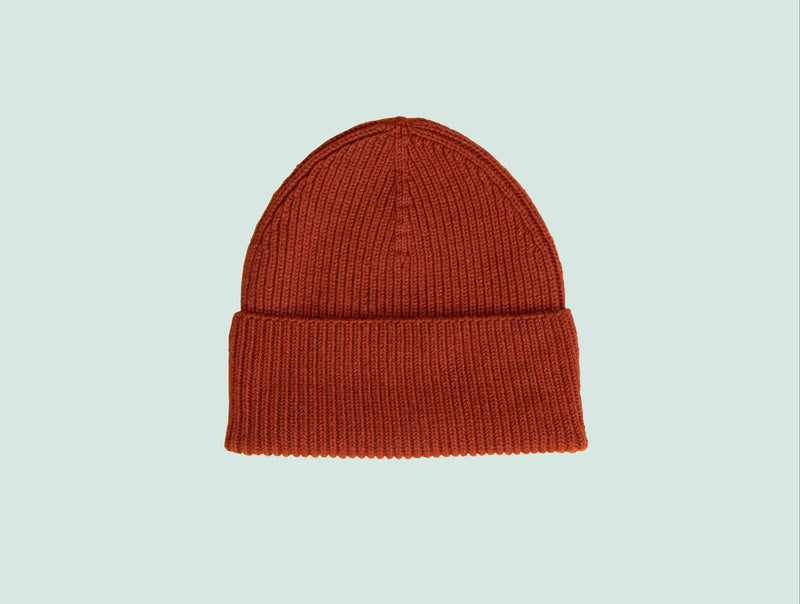Pétrone bonnet homme zoom rouille